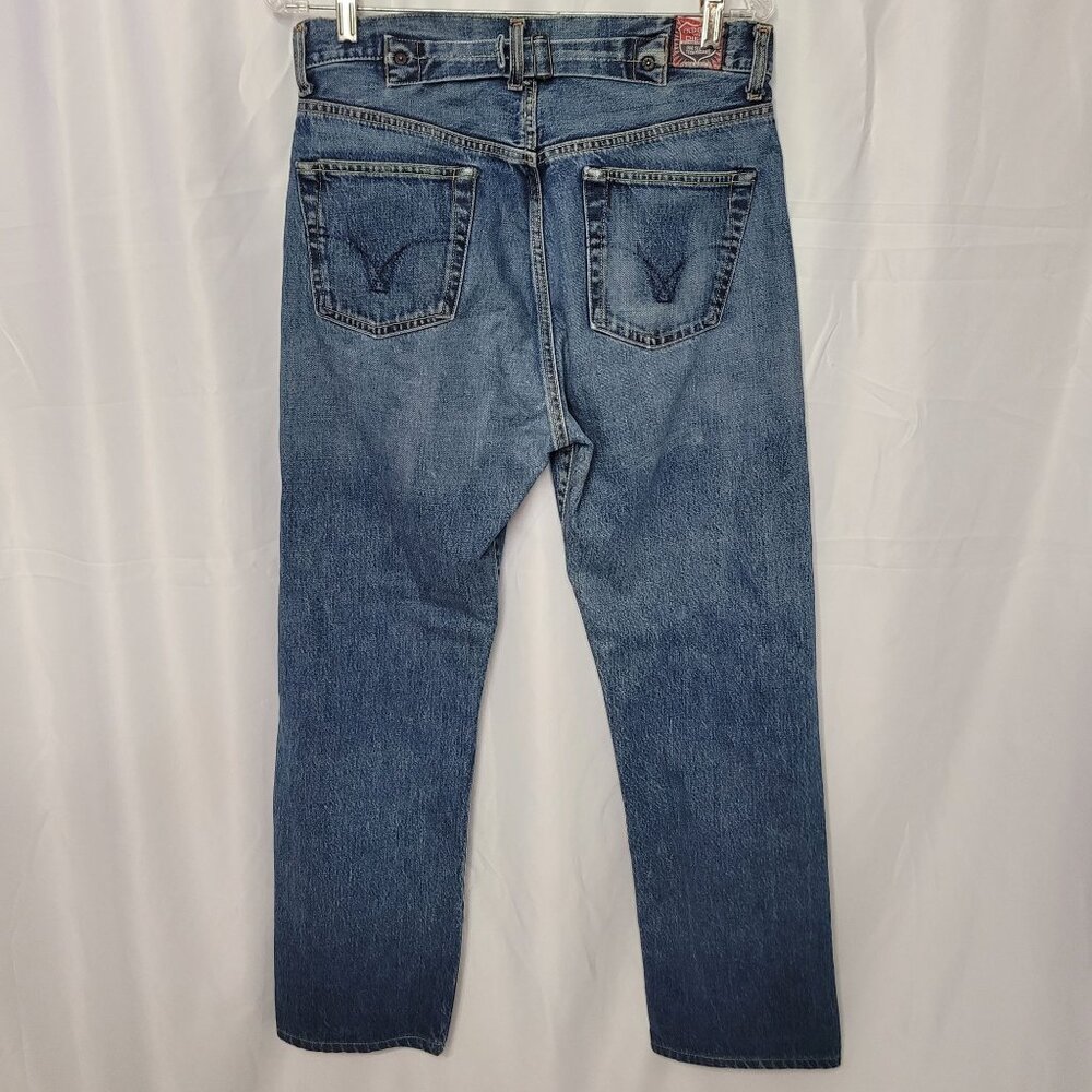 VTG RARE Diesel Old Glory Selvedge Womens Blue Denim Jeans Size 29 Made in Italy - Picture 2 of 14
